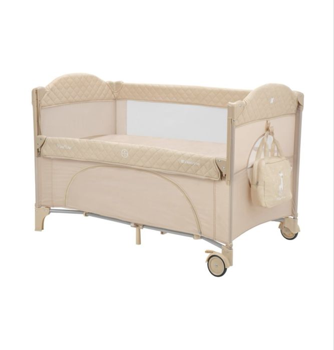 Patut pliabil pentru copii KikkaBoo Milky Way