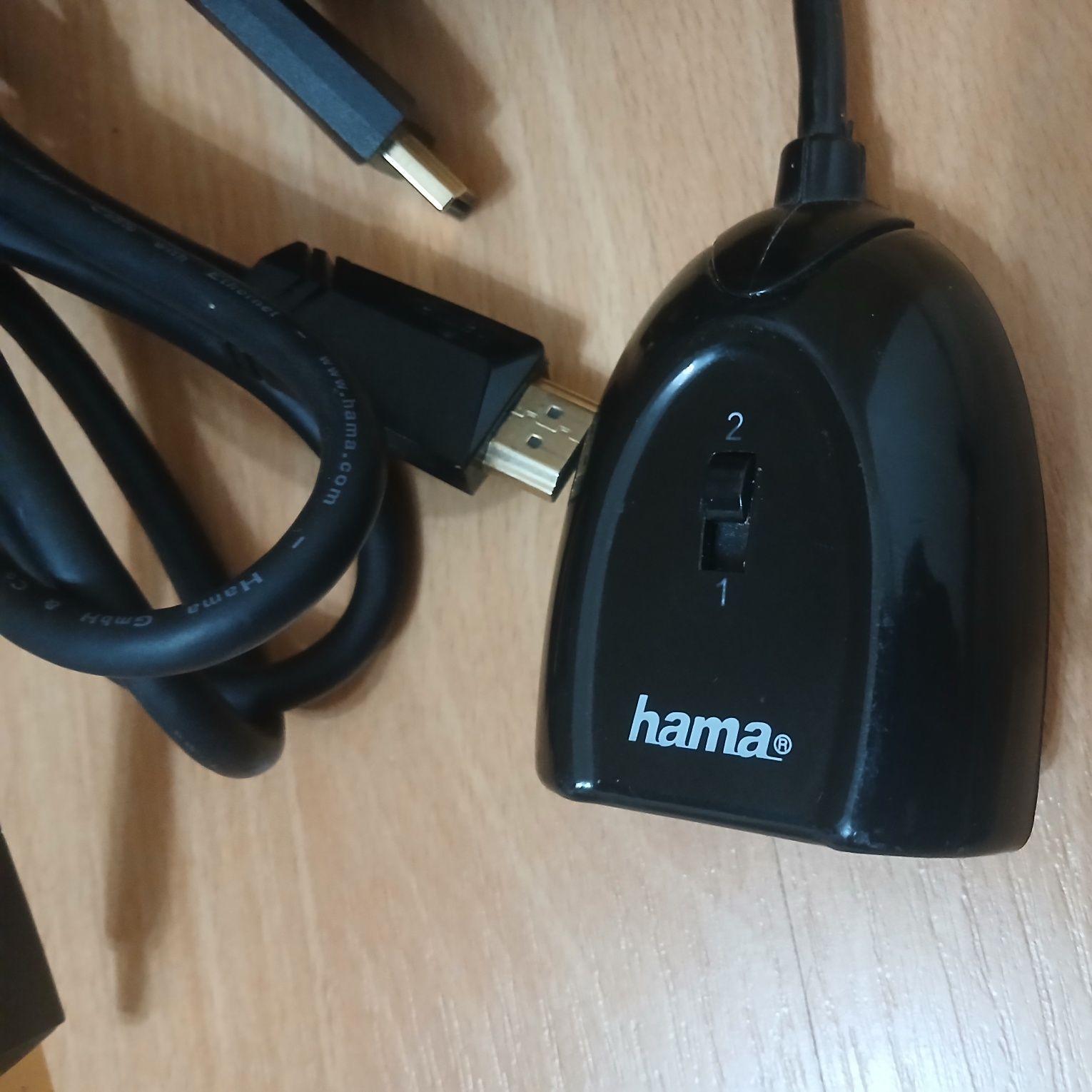 Кабел Hama HDMI 2x1 Суич Switcher сплитер хдми
