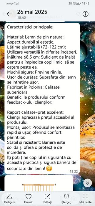 Bariera  de siguranță  pentru uși și scari.(siguranța copii)