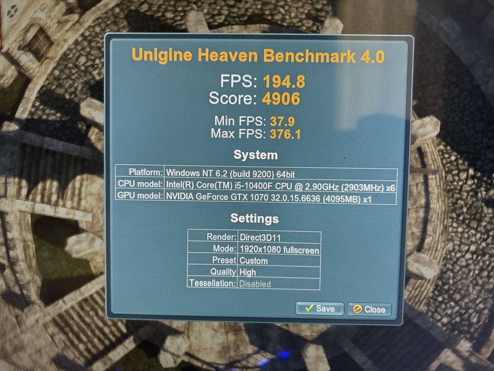 Продавам видеокарта Gigabyte gtx 1070+i5-10400f+24gb ram fury