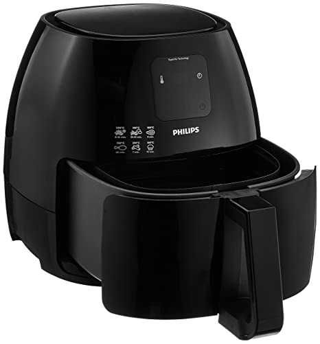 Фритюрник Philips Airfryer XL-1.2 кг, RapidAir, LCD Touchscreen, Черен