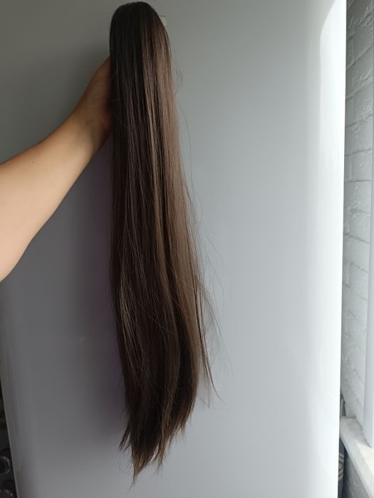 Волосы (хвост на заколке) 60см