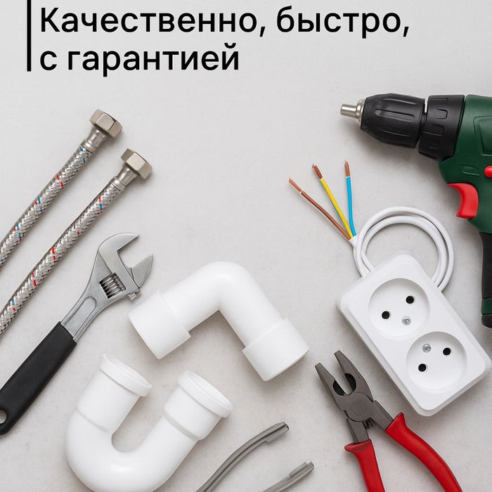Сантехника и электрика под ключ | Качественно, быстро, с гарантией