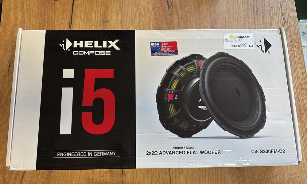 Helix Compose i5 Ci5 S200FM-S2 Subwoofer hibrid cu montare -A-