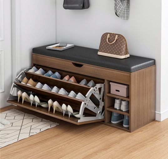 Pantofar, dulap pentru pantofi 100 x 30 x 51 cm, Alb