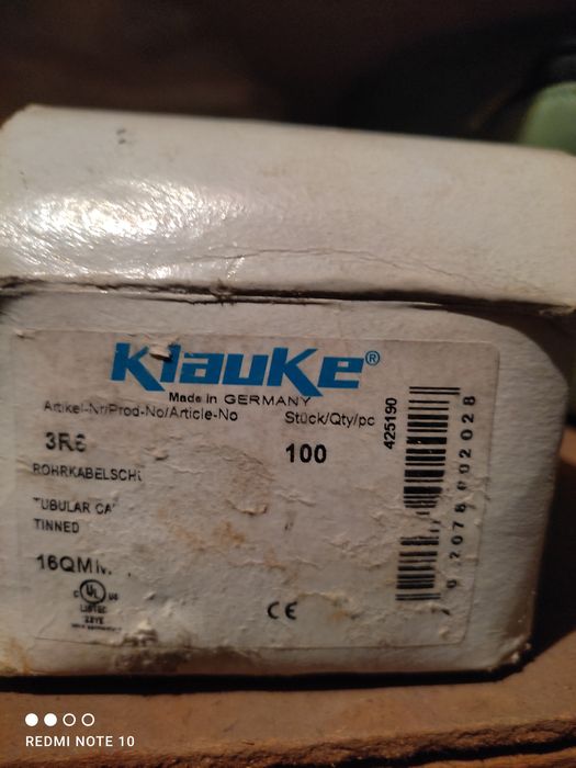 Клемы 16 лжонные