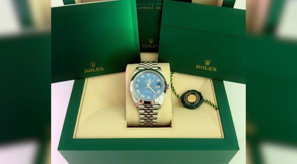 Rolex Datejust 41 Albastru Roman
