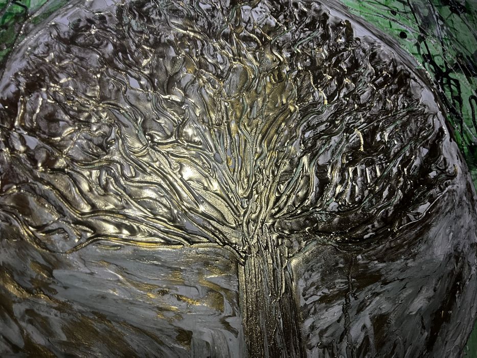 Tablouri pictate manual ,acril pe pinza