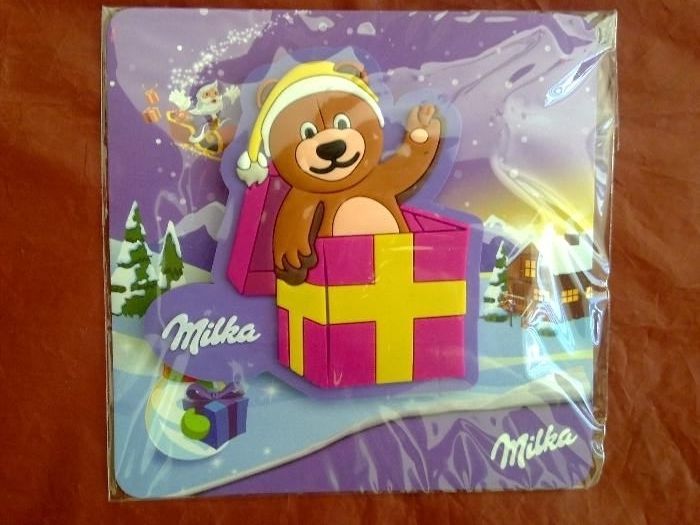 Продавам коледен магнит Милка (Milka)