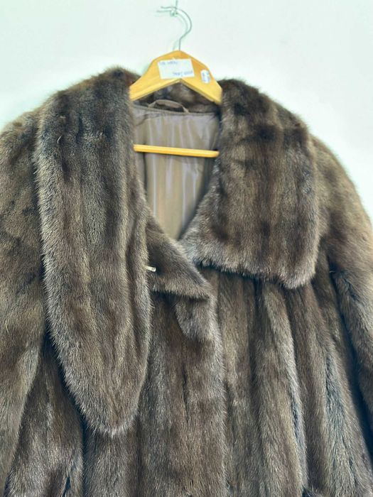 Geaca din Blana Naturala de Bizon, Marimea XL-XXL -A-