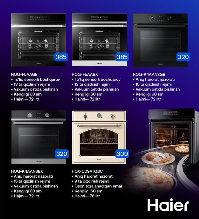 Встраиваемая техника Haier Россия