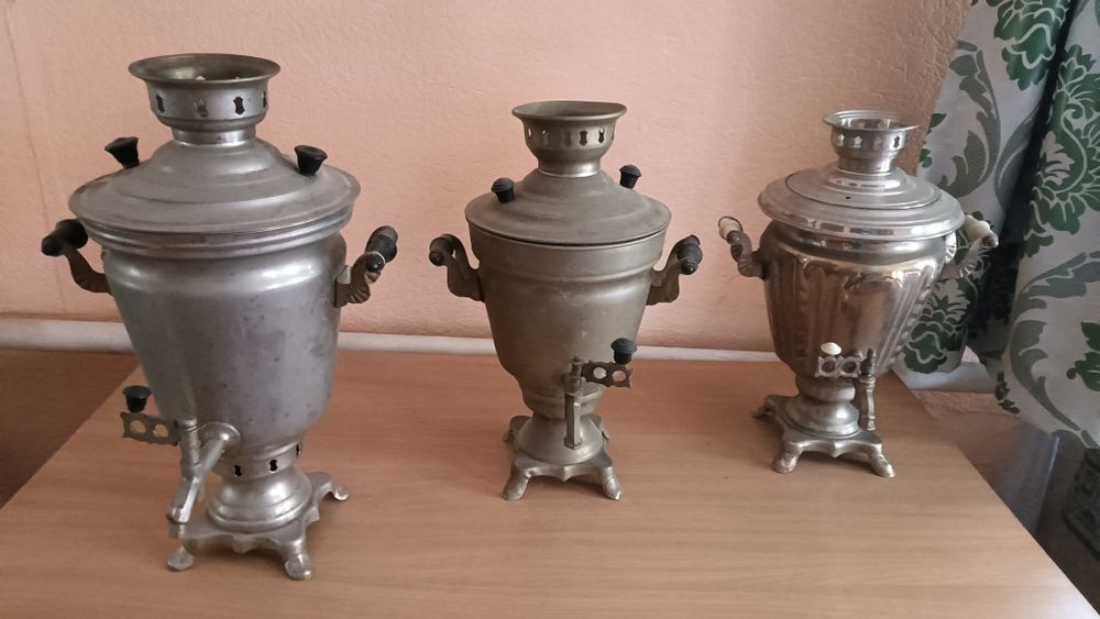 Посуда. Тульские самовары времён СССР.