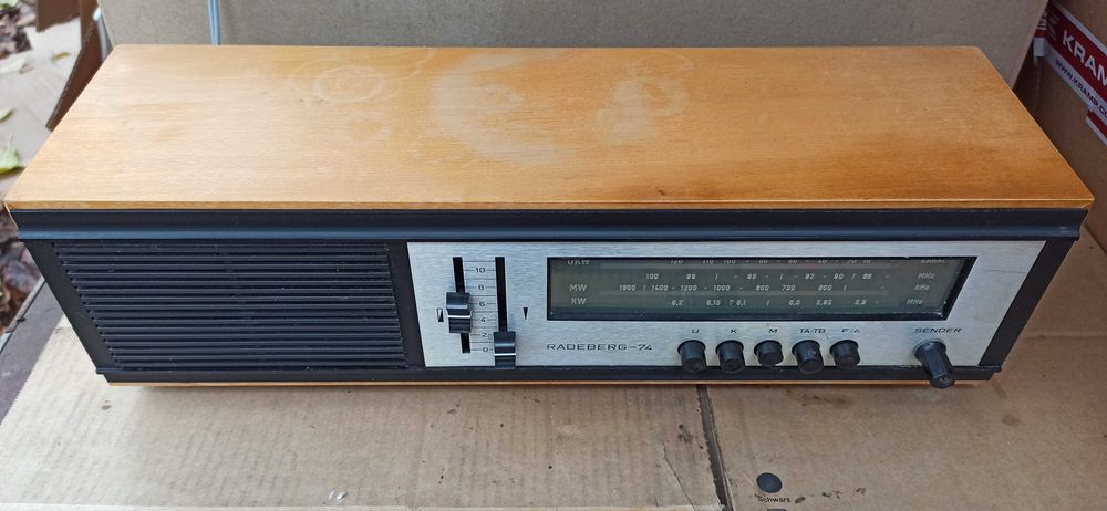 Radio vintage functionale