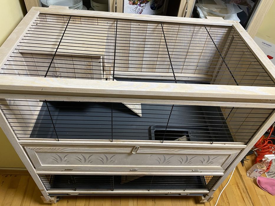 Ferplast Cottage Cușcă din lemn pentru animale mici 108 x 59 x 102 cm