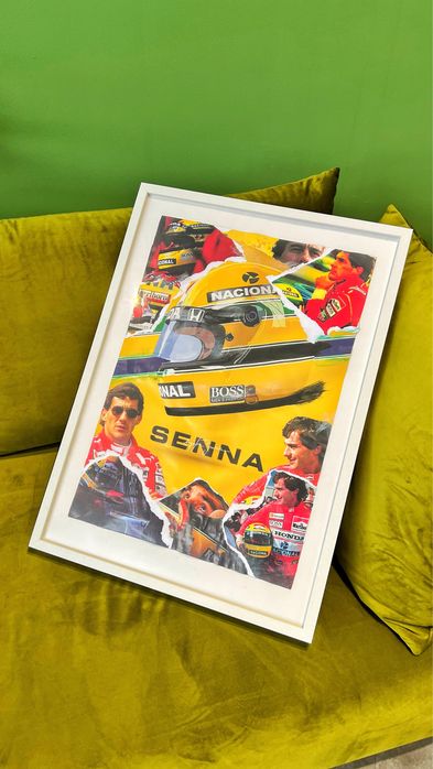 Tablou Ayrton Senna Colaj Manual