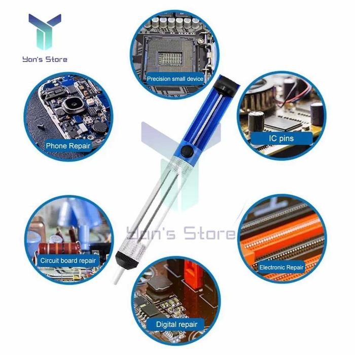 Оловоотсос. Вакуумный инструмент для удаления олова при пайке