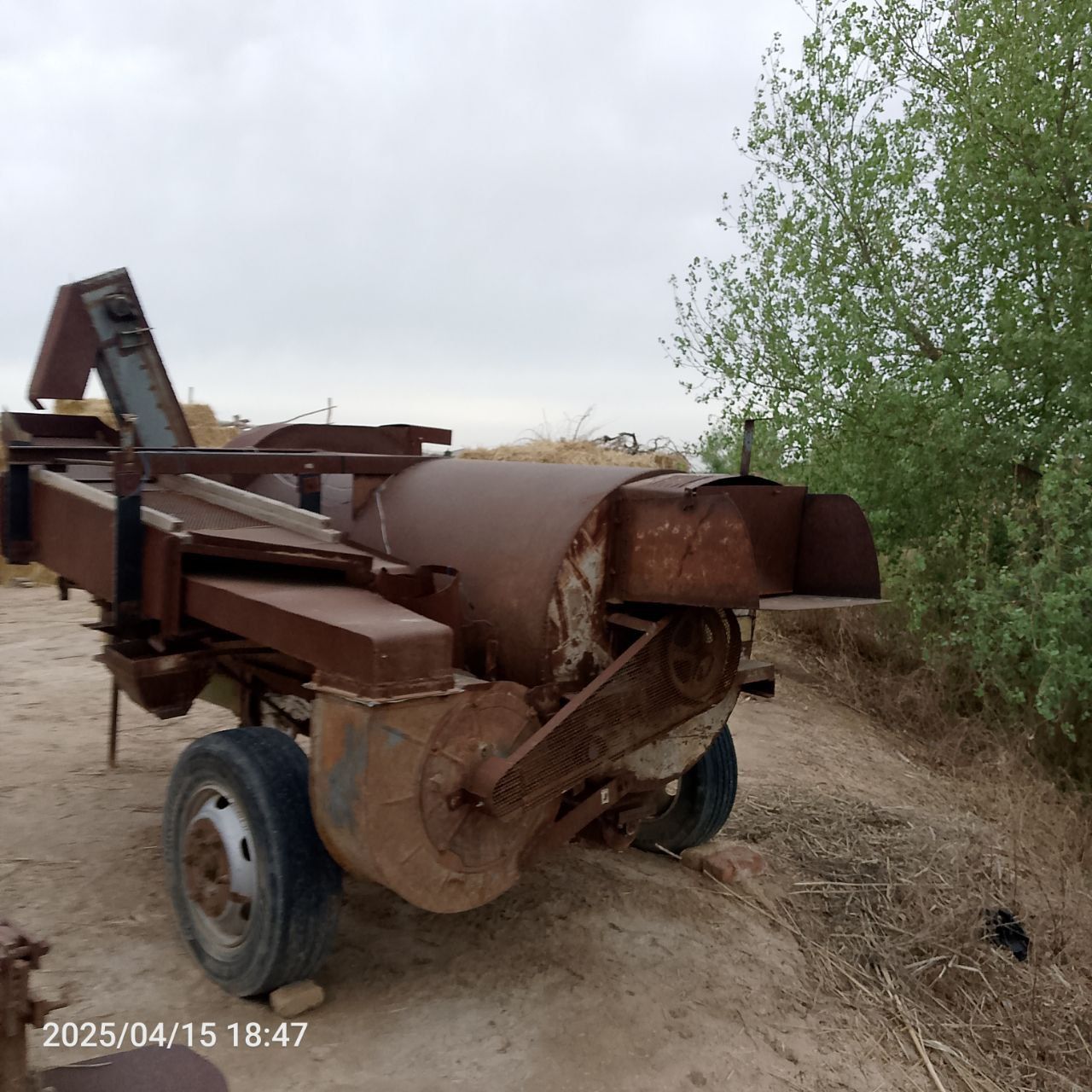 Бугдой шоли чикарадиган техника