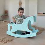 mobilier inteligent cu 3 functii balansoar tip calut 3 in 1