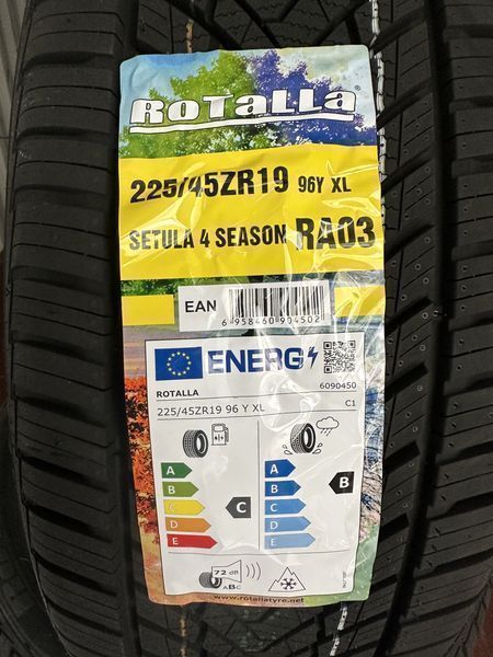 Всесезонен спорт пакет ROTALLA 225/45R19 96Y XL 255/40R19 100Y XL