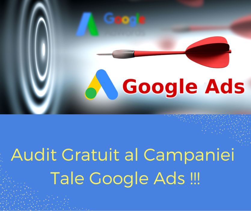 Promovare Google Ads - Testeaza Gratuit Serviciile Mele Timp de 7 Zile