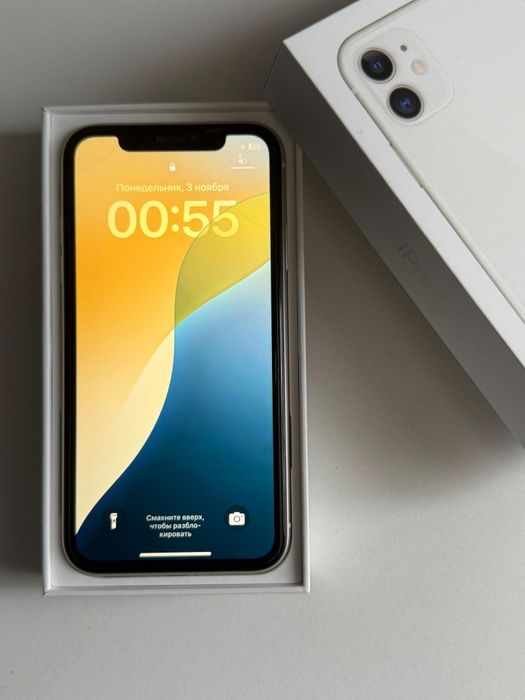 Айфон 11 белый / 128гб