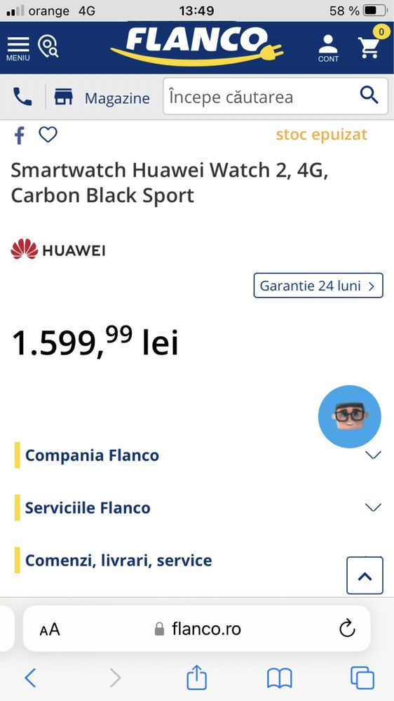 Smart 4g fara telefon huawai