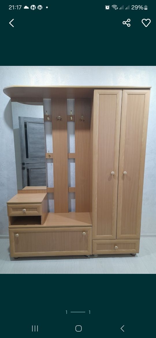 Продам прихожую б/у
