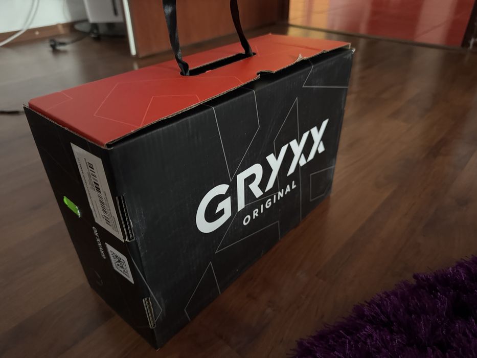 Pantof sport Gryxx negru cu verde