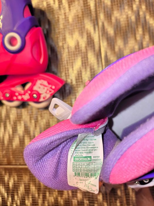 ДЕТСКИ РОЛЕРИ OXELO PLAY 3, розово/лилаво, размер 30-32