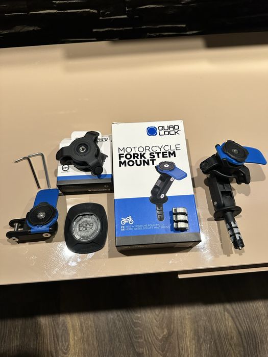 Quad lock mount moto+ 2 amortizoare+ adaptor