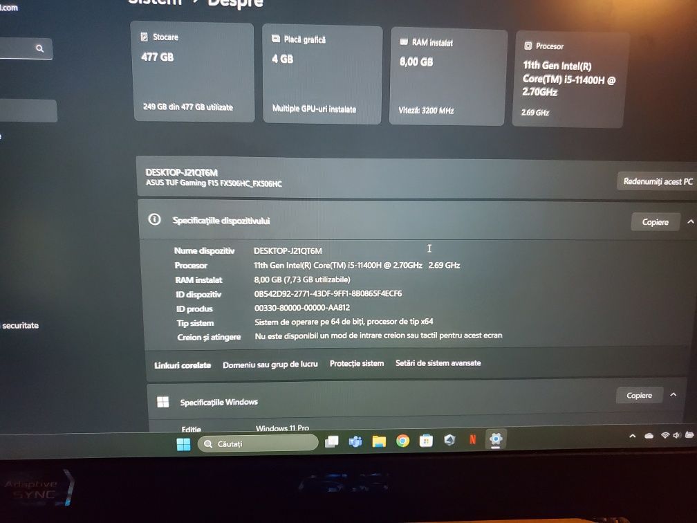 Laptop Gaming ASUS TUF F15