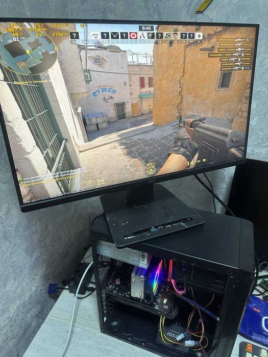 Бюджетный игровой кейс 10 ядерный /ssd 256gb / 16 gb ddr4 / Gtx 750ti