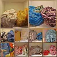 Декоративни шалове различни цветове