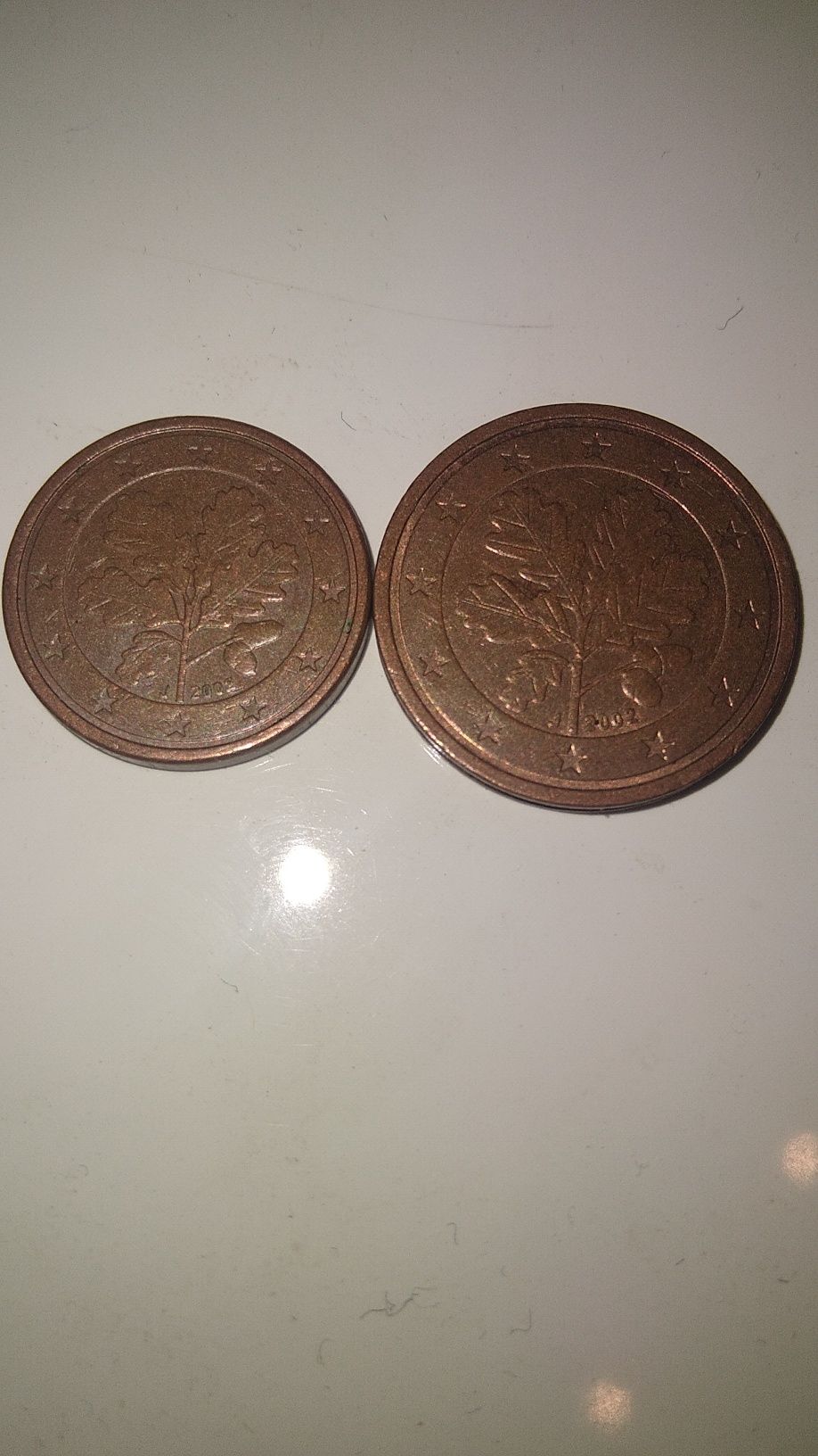 Vând monede 1 cent și 2 centi rare! Germaniea!!