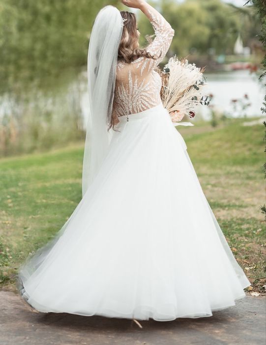 Rochie de mireasa cu sutien incorporat purtata doar 3 ore!!