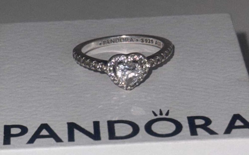 Inel Pandora Inimă Argintie - Argint 925, in cutie