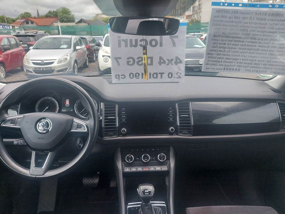 Skoda Kodiaq 2017 aprilie 7 locuri 4x4 2.0 TDI 190 CP