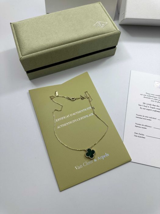 Colier Van Cleef & Arpels Gold 18K Malachite