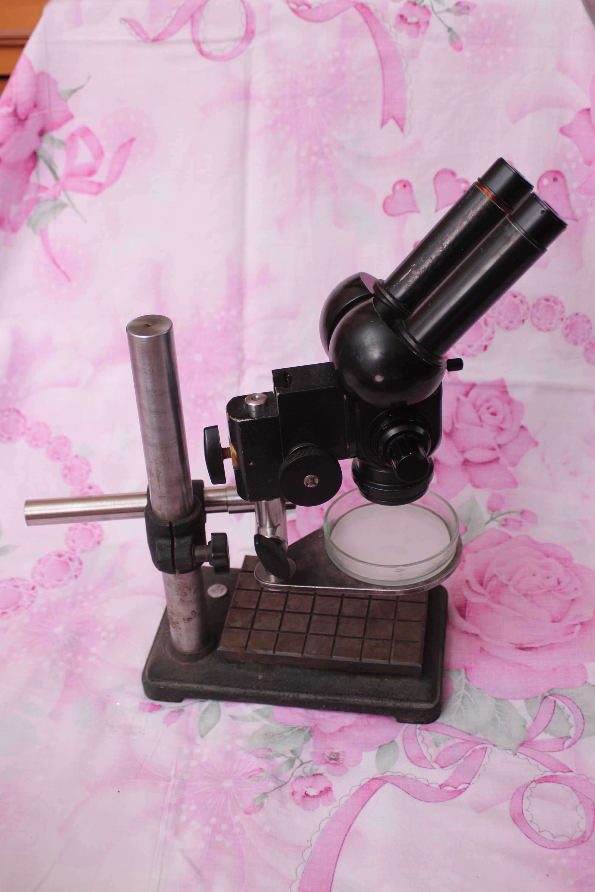 Стереоскопический микроскоп МБС-2, универсальный 3D штатив и тилт-шифт