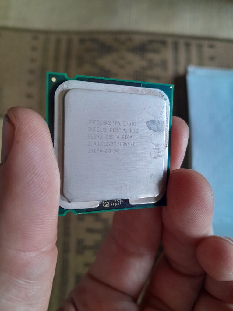 Процессор процесор Intel Core 2 Duo E7500 = 2.93Ghz Socket сокет 775 2