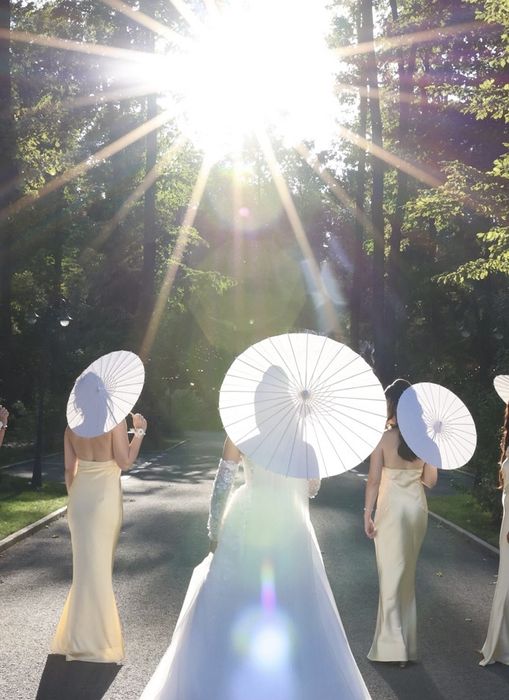 Umbrela de hartie nunta