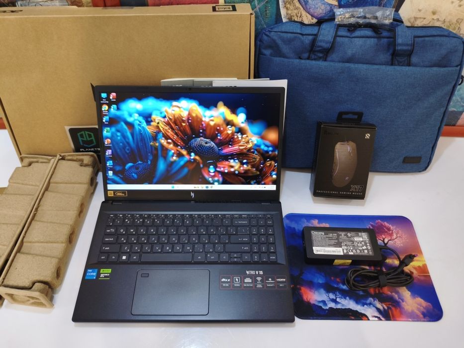 Мощный Core i5-13 SSD1000GB RTX3050 ОЗУ16ГБ Игравой Acer Nitro нитро 5