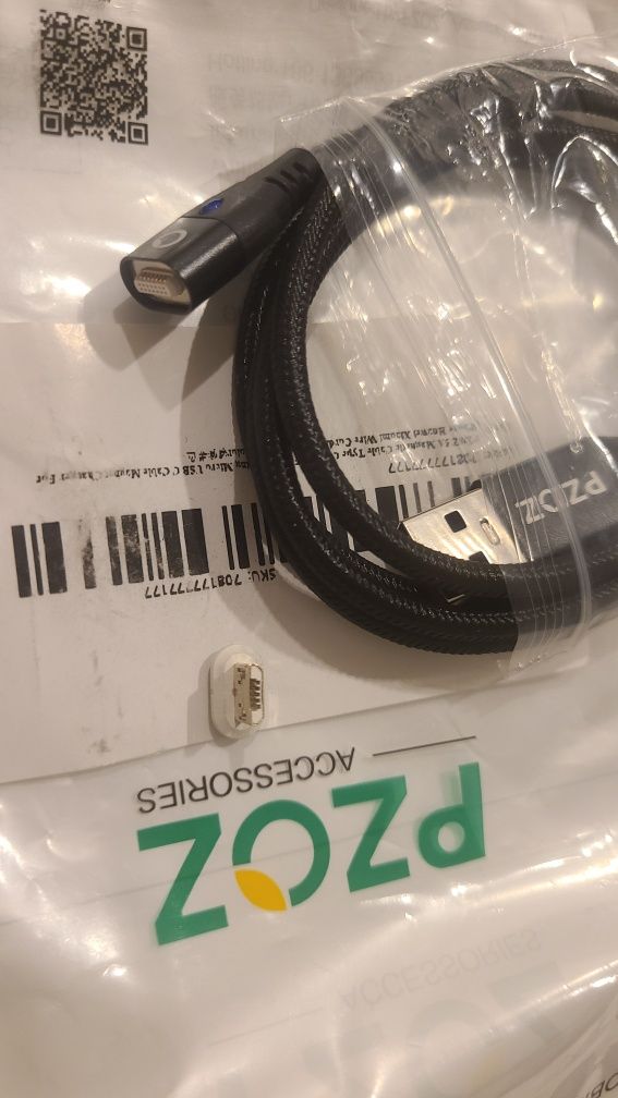 Магнитный кабель PZOZ microUSB