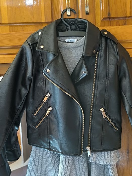 Рокли mayoral+кожени якета подарък