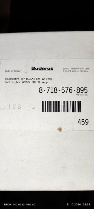 Termostat Buderus