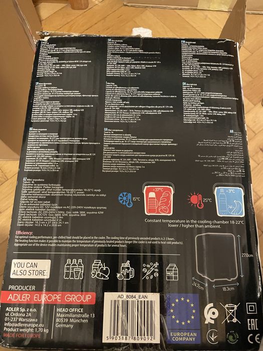 Mini frigider portabil (nou nouț negolosit)