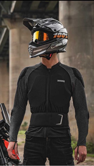 Geaca de vara moto MOTOWOLF cu armura, protectii soft certificate CE