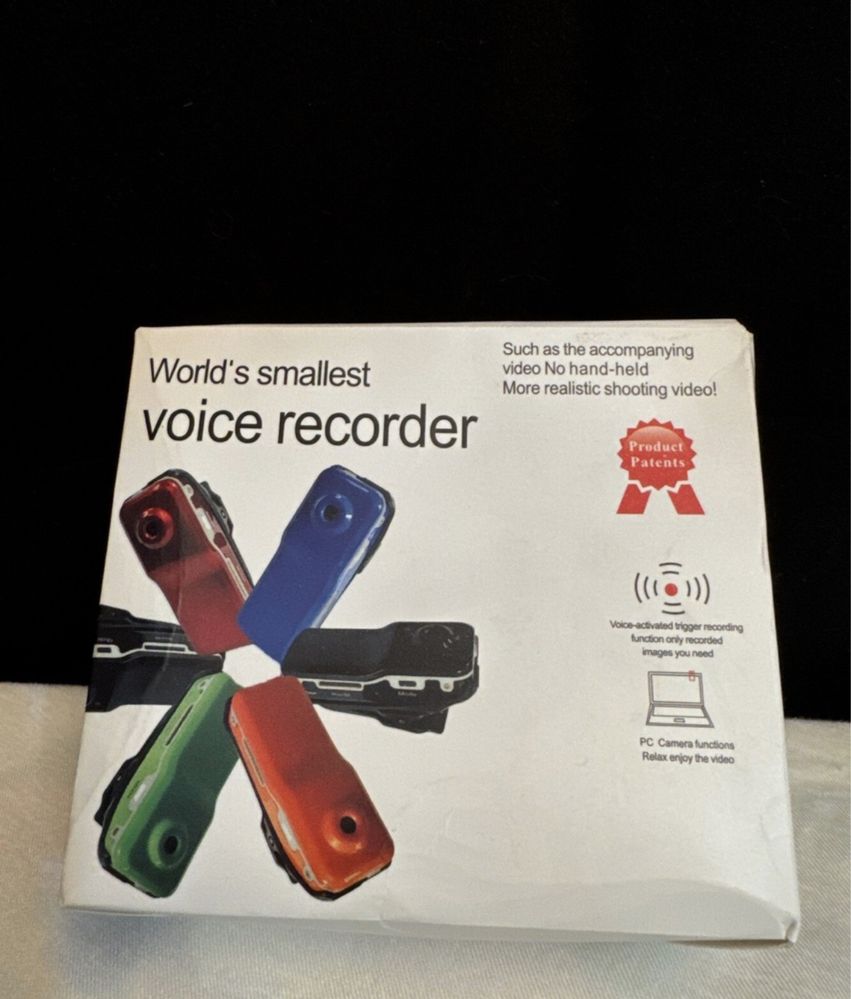 Camera Mini Discreta, Intrgistrare video