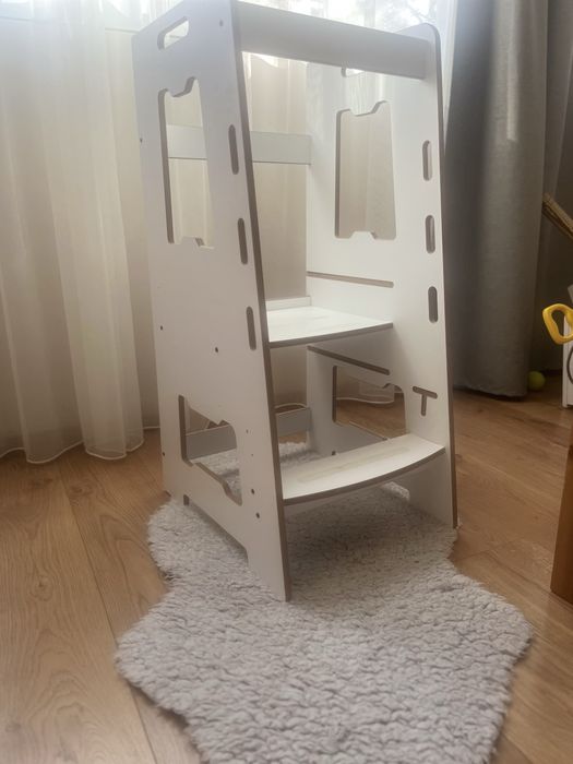 Помощна кула Монтесори-бяла