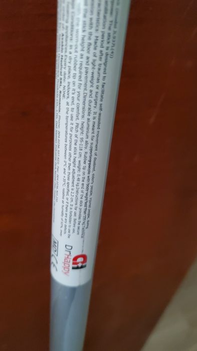 Carja ortopedica canadiana, pe antebraț